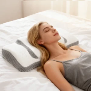 Memory Foam Cervical Neck Pillow